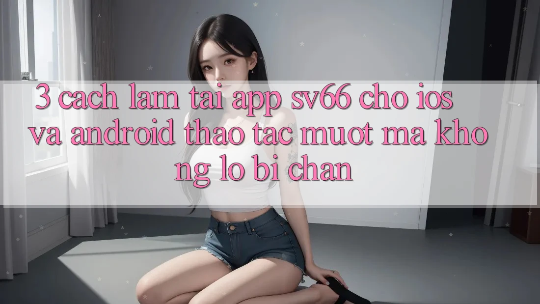 3. Cách làm Tải App SV66 Cho iOS Và Android - Thao tác Mượt Mà Không Lo Bị Chặn
