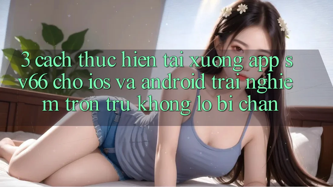 3. Cách thực hiện Tải xuống App SV66 Cho iOS Và Android - Trải Nghiệm Trơn tru Không Lo Bị Chặn