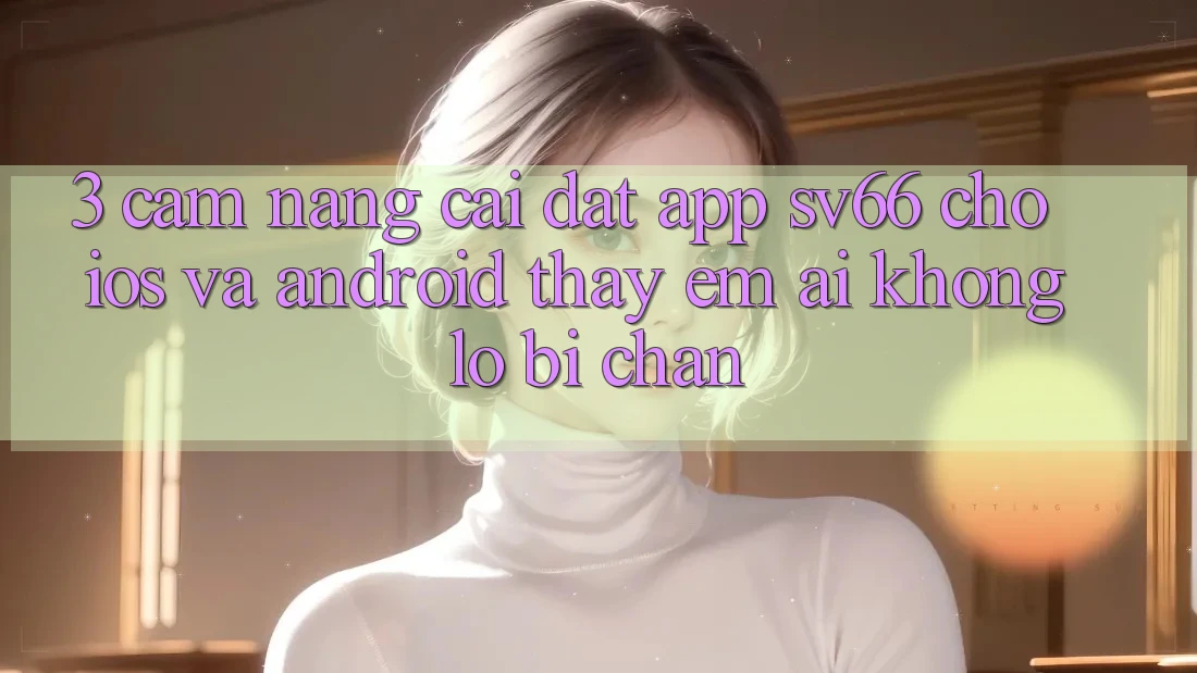 3. Cẩm nang Cài đặt App SV66 Cho iOS Và Android - Thấy Êm ái Không Lo Bị Chặn