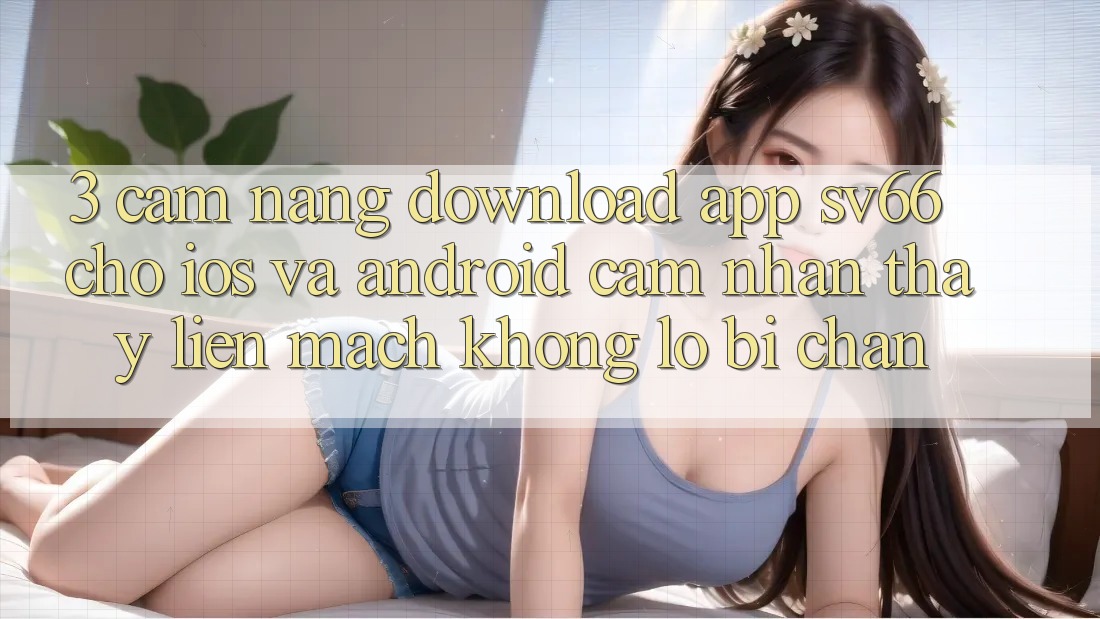 3. Cẩm nang Download App SV66 Cho iOS Và Android - Cảm nhận thấy Liền mạch Không Lo Bị Chặn 3. Cẩm nang Download App SV66 Cho iOS Và Android - Cảm nhận thấy Liền mạch Không Lo Bị Chặn
