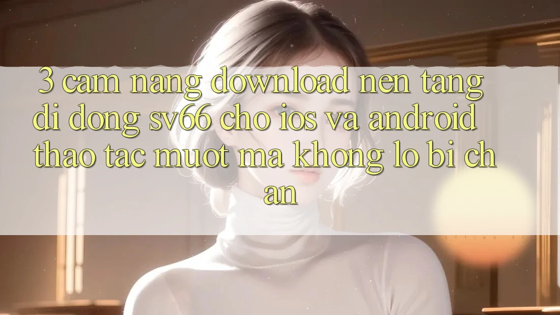 3. Cẩm nang Download Nền tảng di động SV66 Cho iOS Và Android - Thao tác Mượt Mà Không Lo Bị Chặn 3. Cẩm nang Download Nền tảng di động SV66 Cho iOS Và Android - Thao tác Mượt Mà Không Lo Bị Chặn