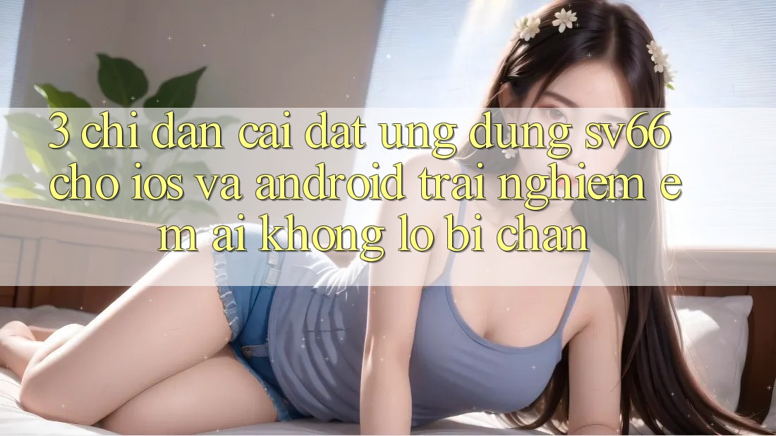 3. Chỉ dẫn Cài đặt Ứng dụng SV66 Cho iOS Và Android - Trải nghiệm Êm ái Không Lo Bị Chặn 3. Chỉ dẫn Cài đặt Ứng dụng SV66 Cho iOS Và Android - Trải nghiệm Êm ái Không Lo Bị Chặn