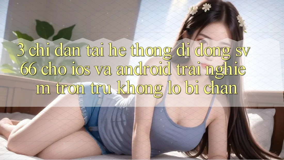 3. Chỉ dẫn Tải Hệ thống di động SV66 Cho iOS Và Android - Trải nghiệm Trơn tru Không Lo Bị Chặn