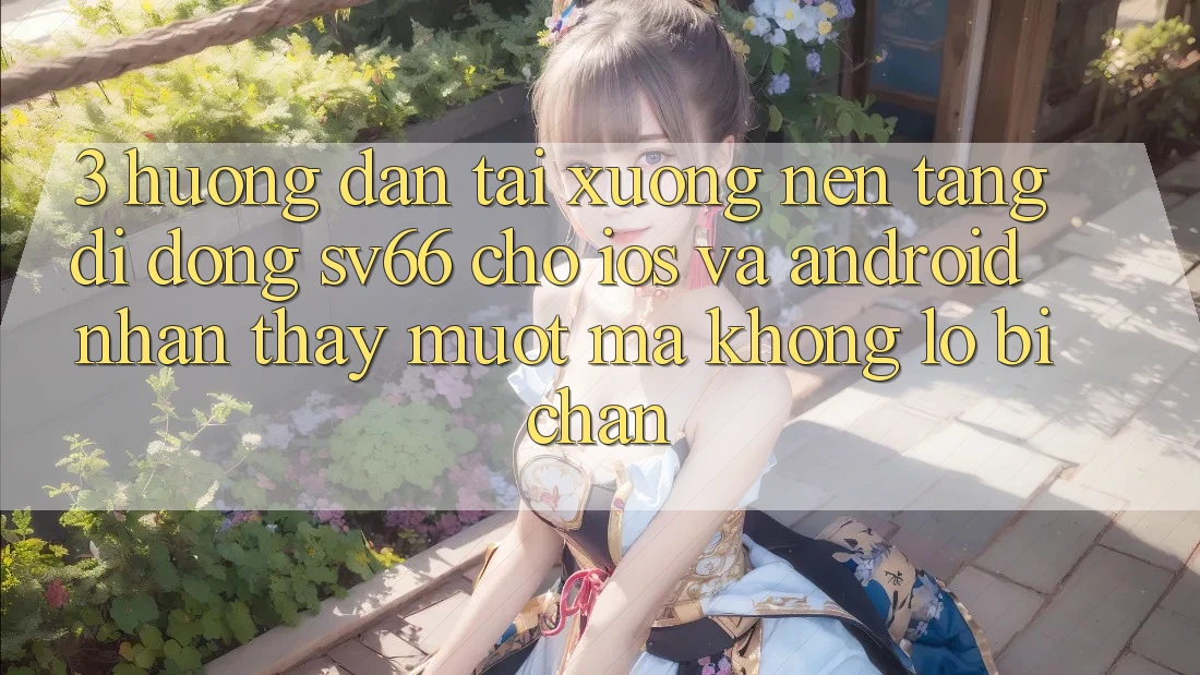 3. Hướng Dẫn Tải xuống Nền tảng di động SV66 Cho iOS Và Android - Nhận thấy Mượt Mà Không Lo Bị Chặn