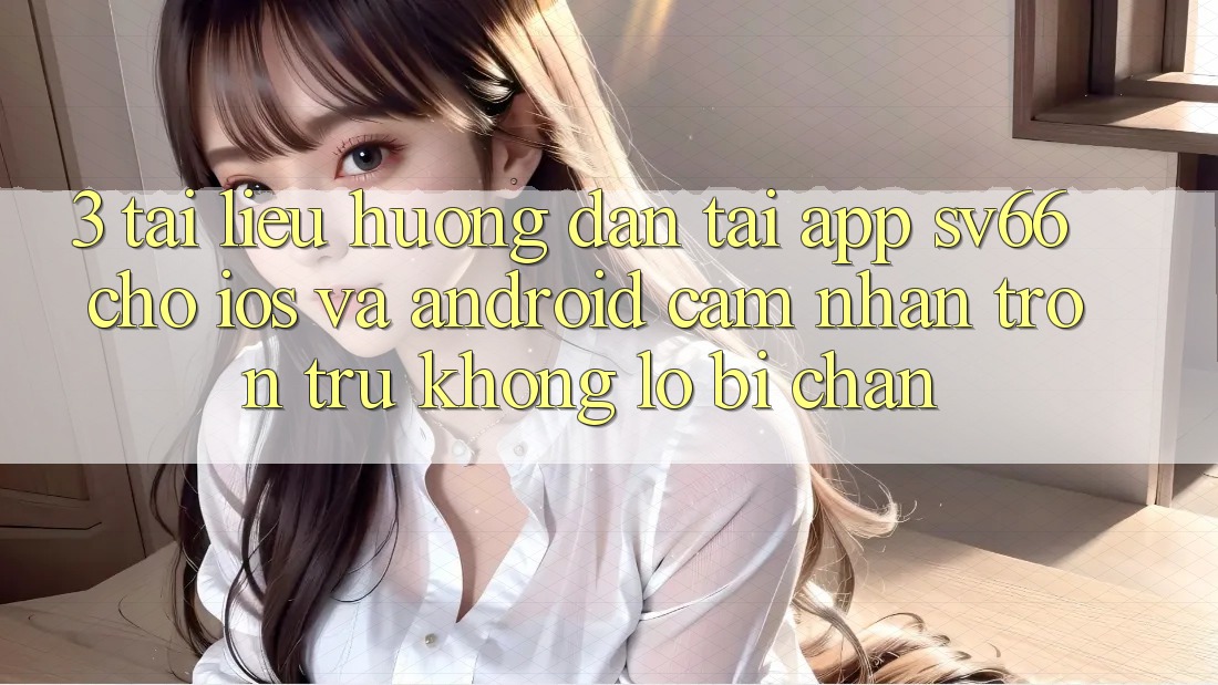 3. Tài liệu hướng dẫn Tải App SV66 Cho iOS Và Android - Cảm nhận Trơn tru Không Lo Bị Chặn 3. Tài liệu hướng dẫn Tải App SV66 Cho iOS Và Android - Cảm nhận Trơn tru Không Lo Bị Chặn