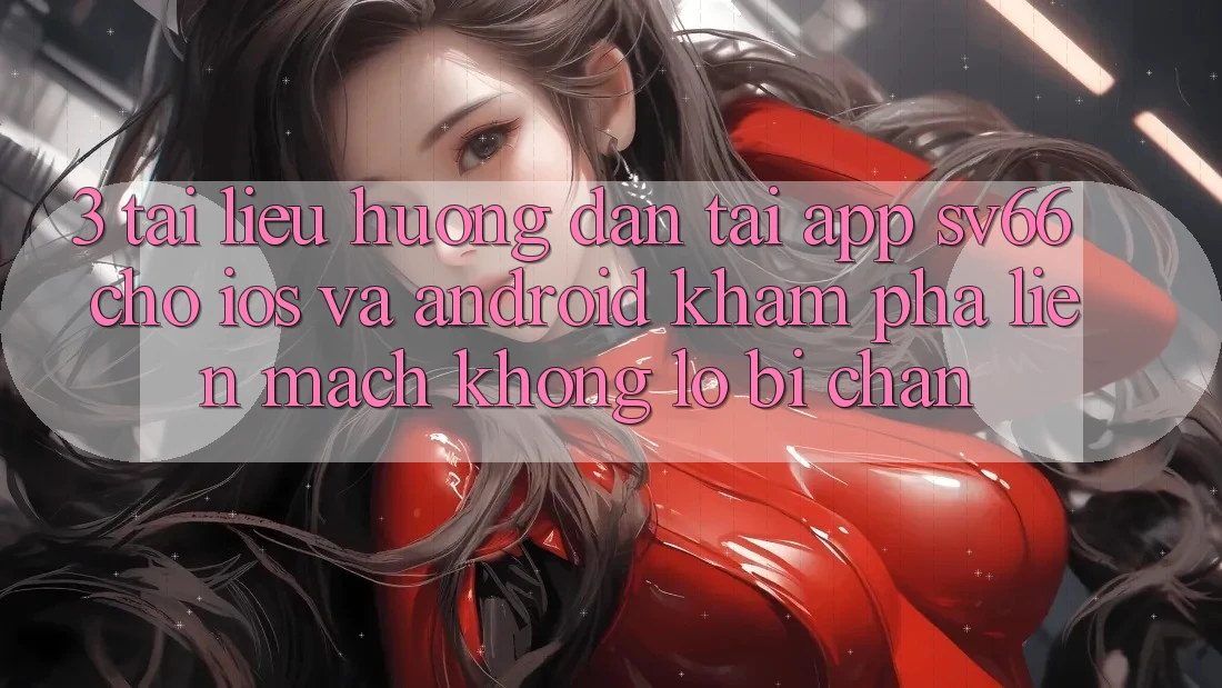 3. Tài liệu hướng dẫn Tải App SV66 Cho iOS Và Android - Khám phá Liền mạch Không Lo Bị Chặn 3. Tài liệu hướng dẫn Tải App SV66 Cho iOS Và Android - Khám phá Liền mạch Không Lo Bị Chặn