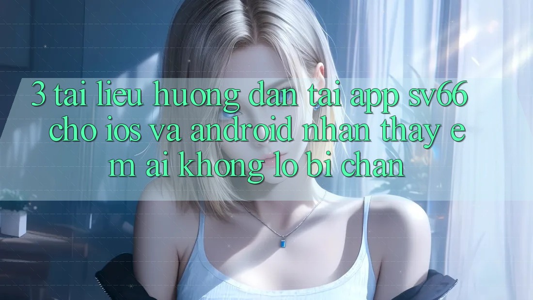 3. Tài liệu hướng dẫn Tải App SV66 Cho iOS Và Android - Nhận thấy Êm ái Không Lo Bị Chặn 3. Tài liệu hướng dẫn Tải App SV66 Cho iOS Và Android - Nhận thấy Êm ái Không Lo Bị Chặn