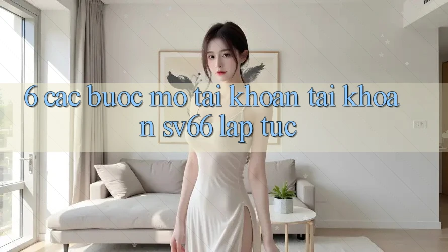 6. Các bước Mở tài khoản Tài Khoản SV66 Lập tức 6. Các bước Mở tài khoản Tài Khoản SV66 Lập tức