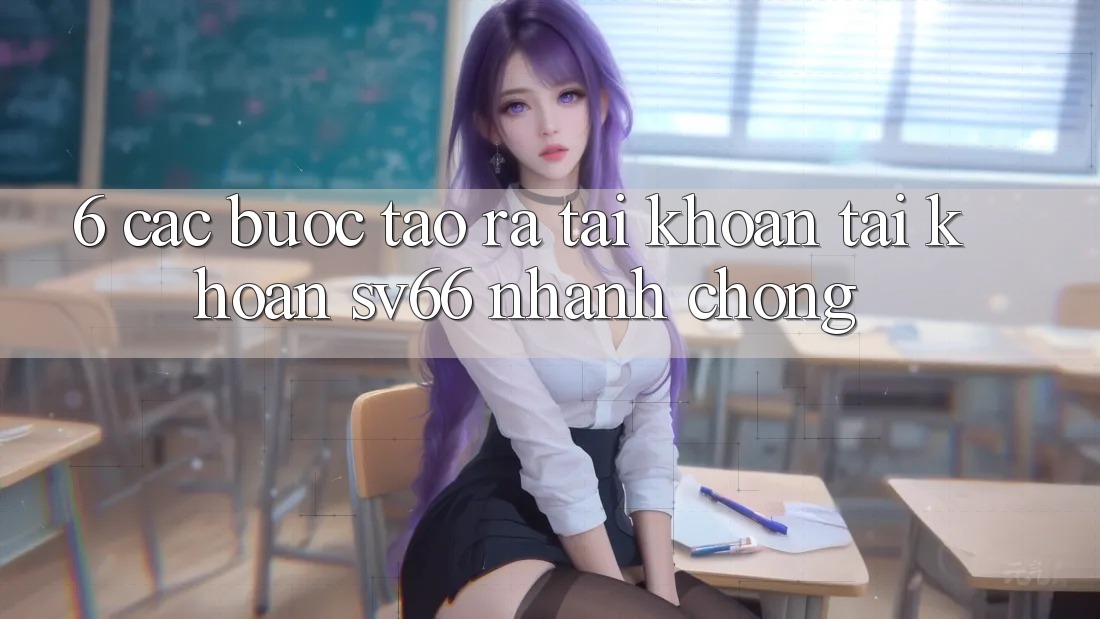 6. Các bước Tạo ra tài khoản Tài Khoản SV66 Nhanh chóng 6. Các bước Tạo ra tài khoản Tài Khoản SV66 Nhanh chóng