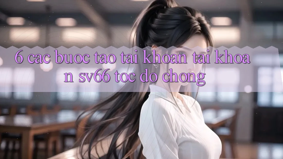 6. Các bước Tạo tài khoản Tài Khoản SV66 Tốc độ Chóng