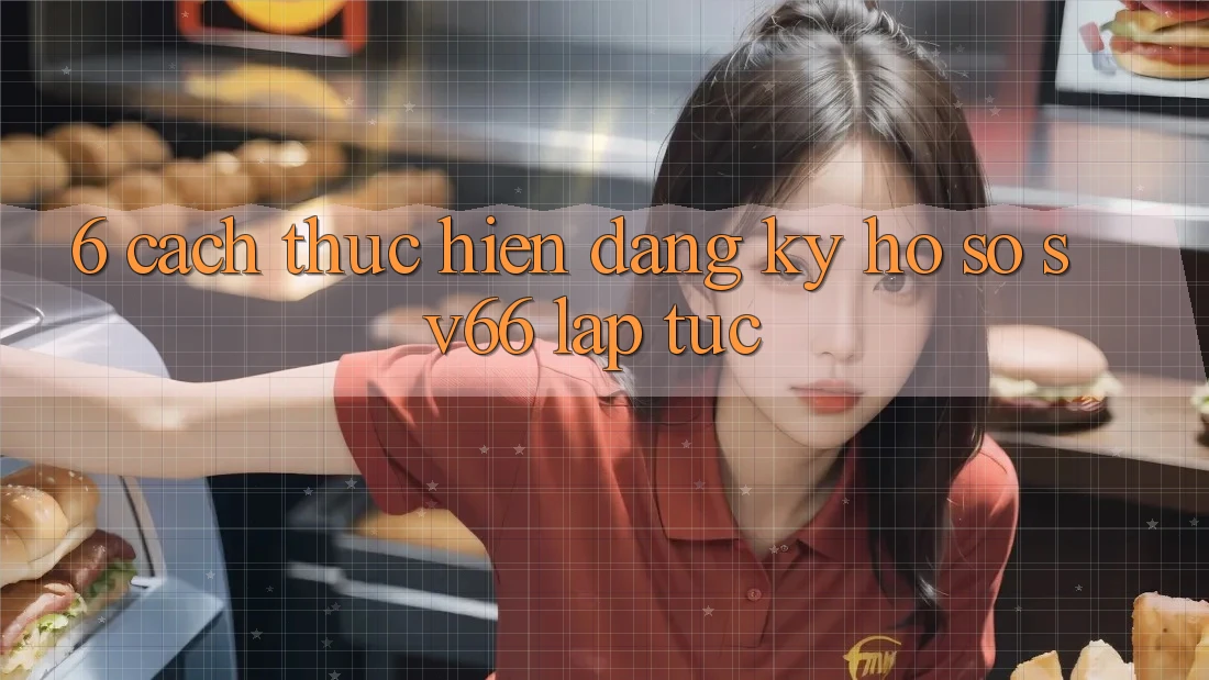 6. Cách thực hiện Đăng Ký Hồ sơ SV66 Lập tức