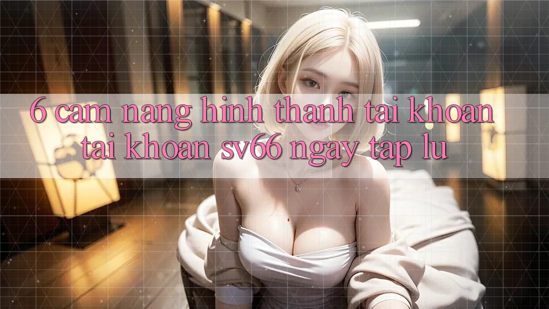 6. Cẩm nang Hình thành tài khoản Tài Khoản SV66 Ngay tắp lự 6. Cẩm nang Hình thành tài khoản Tài Khoản SV66 Ngay tắp lự