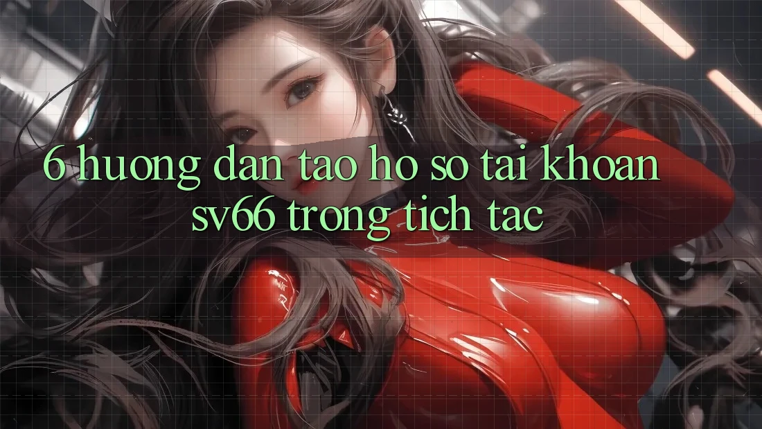 6. Hướng Dẫn Tạo hồ sơ Tài Khoản SV66 Trong tích tắc 6. Hướng Dẫn Tạo hồ sơ Tài Khoản SV66 Trong tích tắc