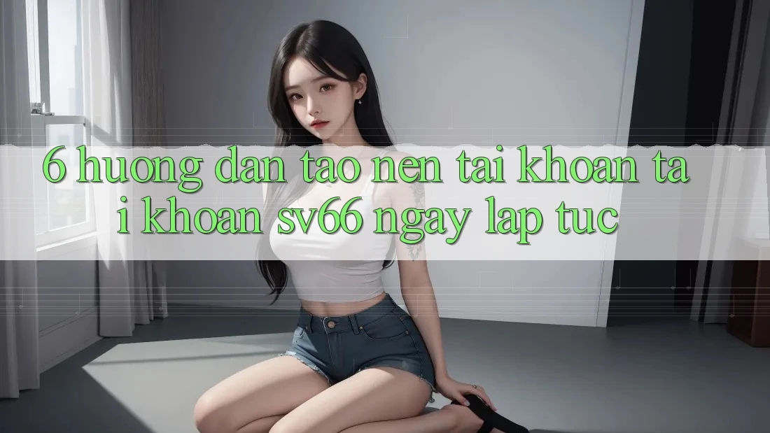 6. Hướng Dẫn Tạo nên tài khoản Tài Khoản SV66 Ngay lập tức