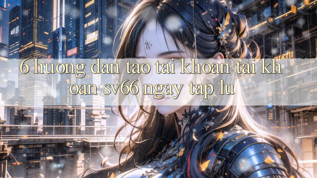 6. Hướng Dẫn Tạo tài khoản Tài Khoản SV66 Ngay tắp lự 6. Hướng Dẫn Tạo tài khoản Tài Khoản SV66 Ngay tắp lự
