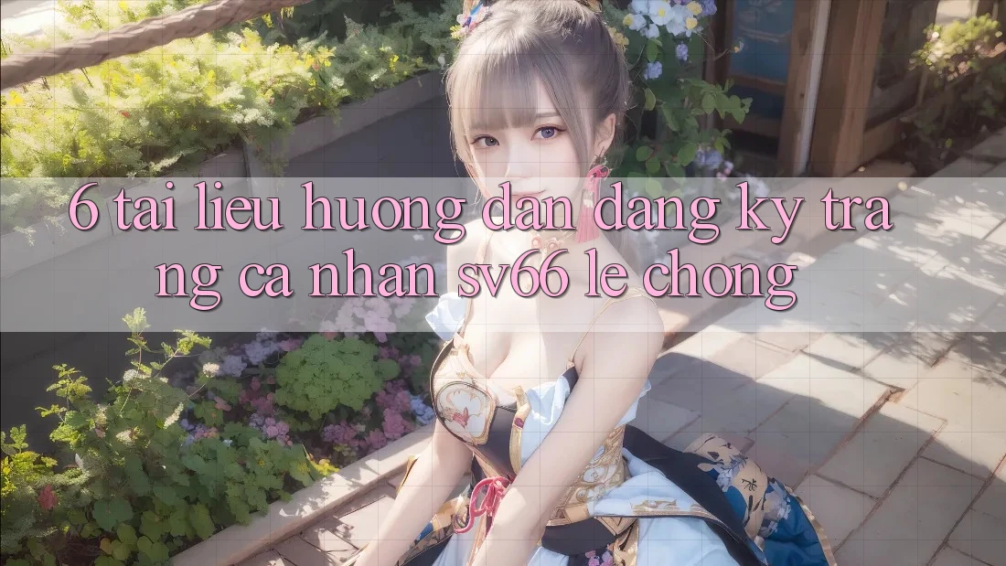 6. Tài liệu hướng dẫn Đăng Ký Trang cá nhân SV66 Lẹ Chóng