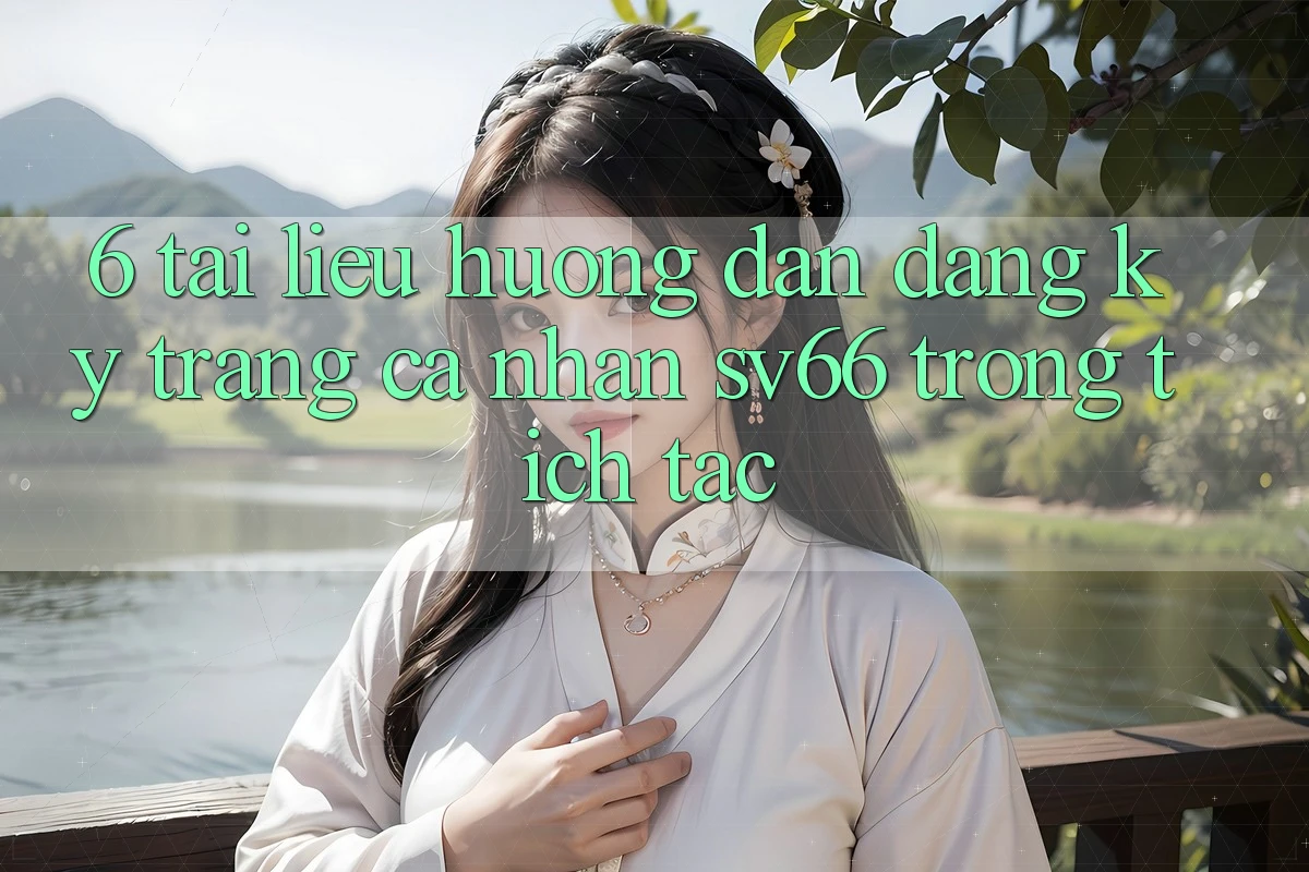 6. Tài liệu hướng dẫn Đăng Ký Trang cá nhân SV66 Trong tích tắc