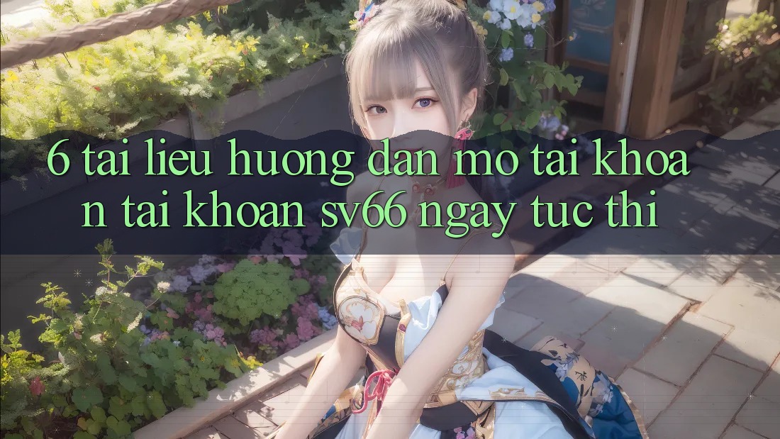 6. Tài liệu hướng dẫn Mở tài khoản Tài Khoản SV66 Ngay tức thì