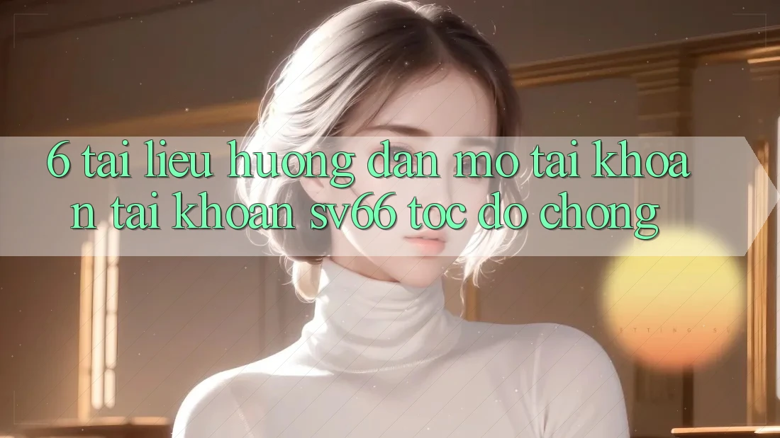6. Tài liệu hướng dẫn Mở tài khoản Tài Khoản SV66 Tốc độ Chóng 6. Tài liệu hướng dẫn Mở tài khoản Tài Khoản SV66 Tốc độ Chóng