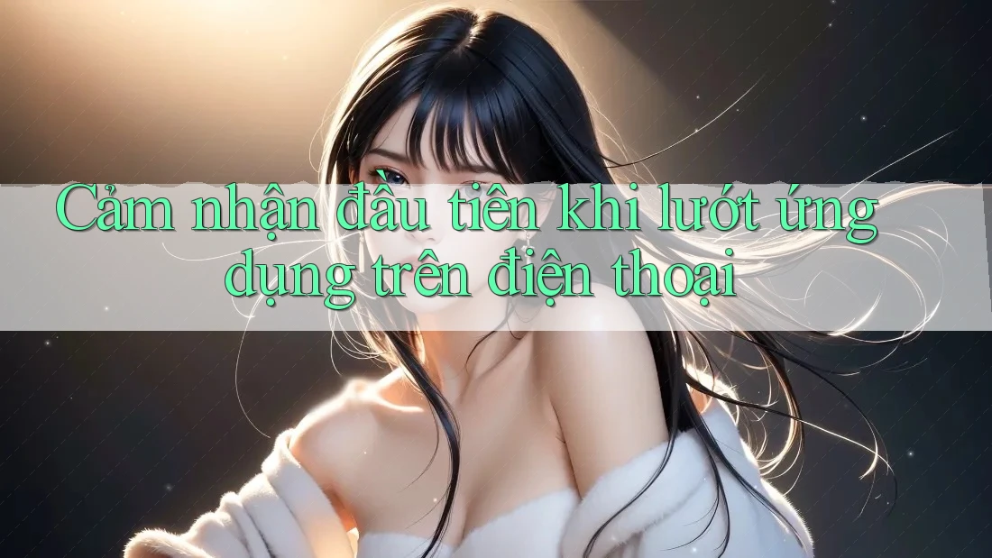 Cảm nhận đầu tiên khi lướt ứng dụng trên điện thoại