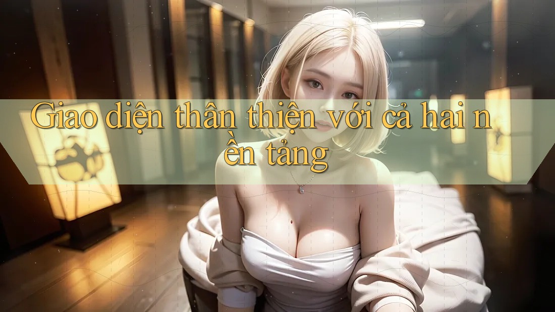 Giao diện thân thiện với cả hai nền tảng Giao diện thân thiện với cả hai nền tảng