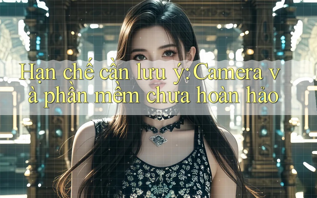 Hạn chế cần lưu ý: Camera và phần mềm chưa hoàn hảo Hạn chế cần lưu ý: Camera và phần mềm chưa hoàn hảo