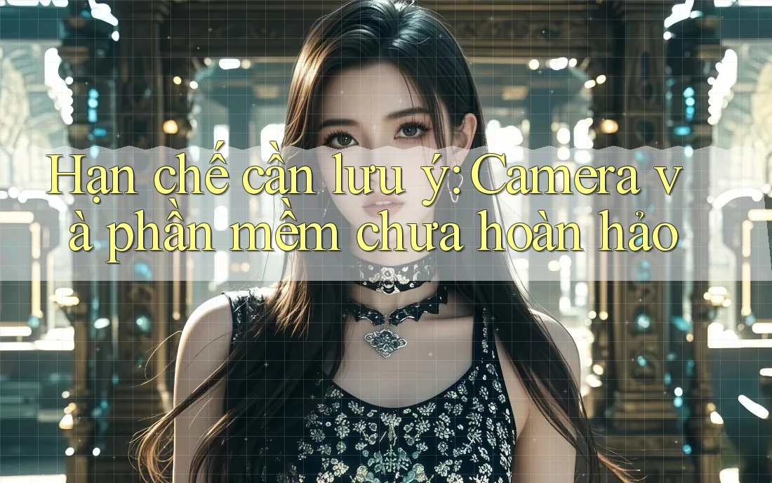 Hạn chế cần lưu ý: Camera và phần mềm chưa hoàn hảo Hạn chế cần lưu ý: Camera và phần mềm chưa hoàn hảo