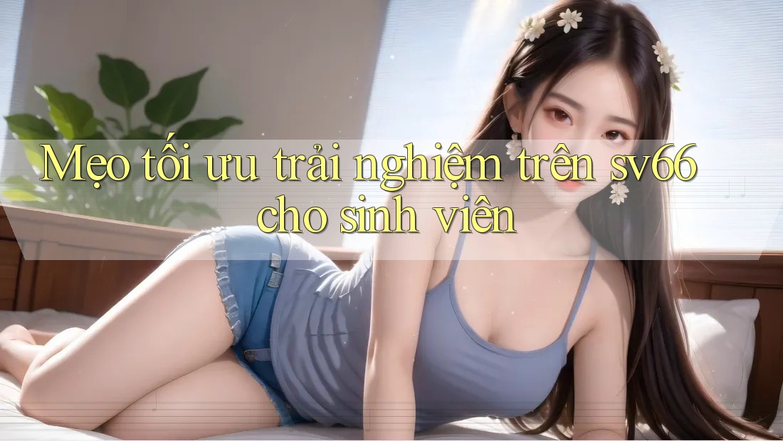 Mẹo tối ưu trải nghiệm trên sv66 cho sinh viên Mẹo tối ưu trải nghiệm trên sv66 cho sinh viên