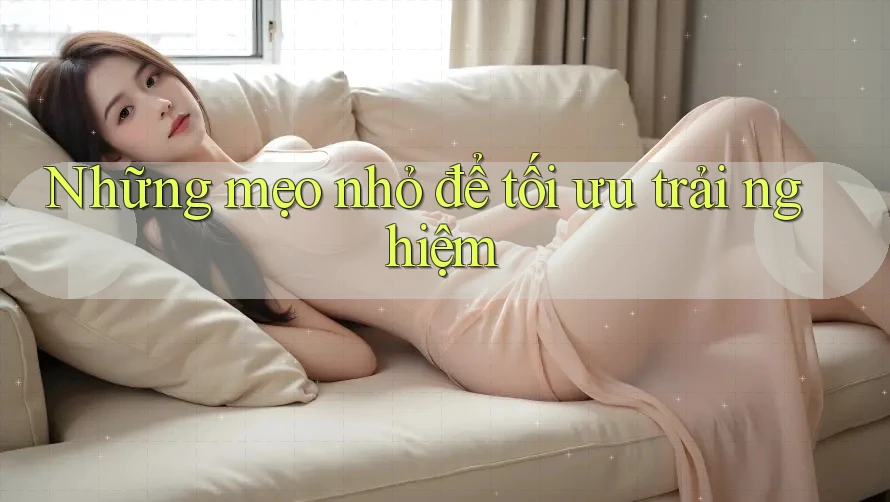 Những mẹo nhỏ để tối ưu trải nghiệm Những mẹo nhỏ để tối ưu trải nghiệm