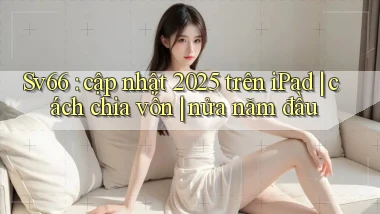 Sv66 cập nhật 2025 trên iPad cách chia vốn nửa năm đầu