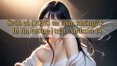 Sv66 có (2026) an toàn không khi tin tưởng trên Android 14