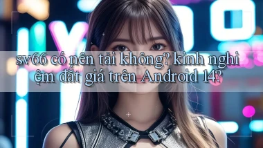 sv66 có nên tải không kinh nghiệm đắt giá trên Android 14