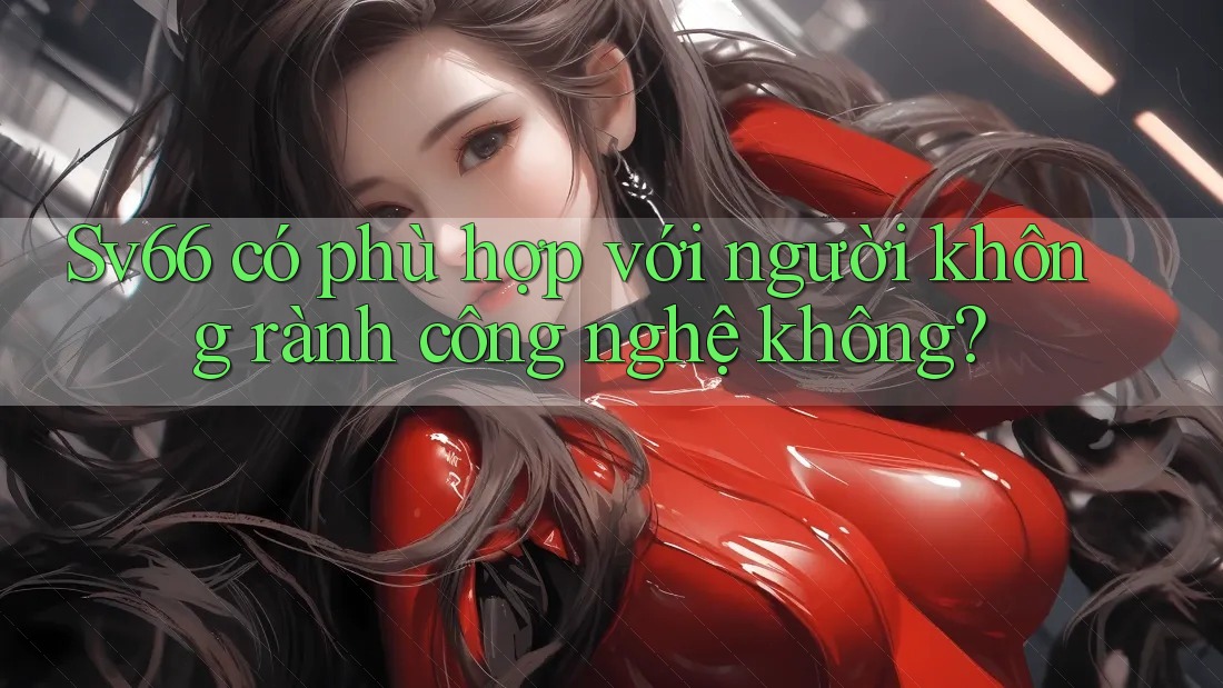 Sv66 có phù hợp với người không rành công nghệ không? Sv66 có phù hợp với người không rành công nghệ không?