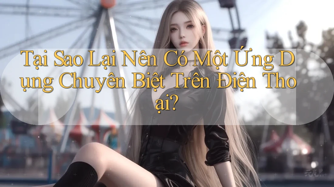 Tại Sao Lại Nên Có Một Ứng Dụng Chuyên Biệt Trên Điện Thoại? Tại Sao Lại Nên Có Một Ứng Dụng Chuyên Biệt Trên Điện Thoại?