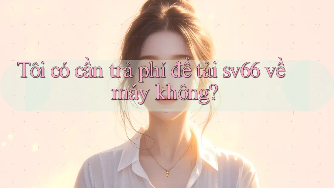 Tôi có cần trả phí để tải sv66 về máy không? Tôi có cần trả phí để tải sv66 về máy không?